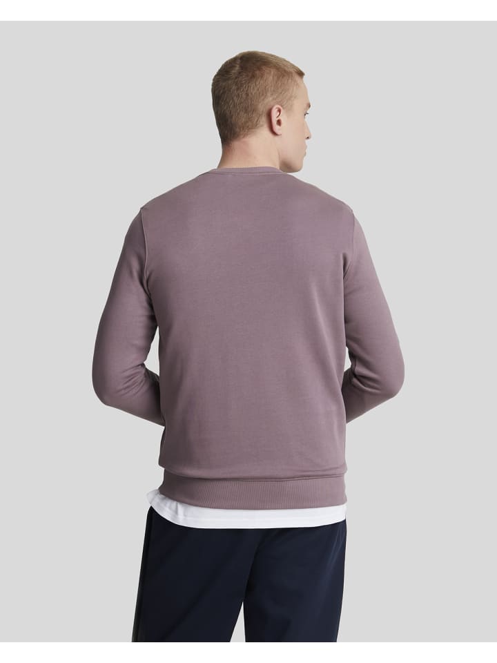 Lyle & Scott Sweatshirt in Dunkler Lilaton günstig kaufen