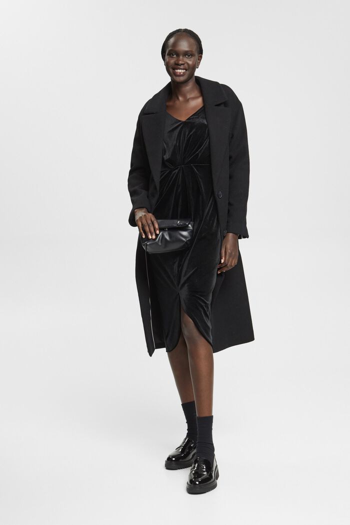 Midikleid aus Samt