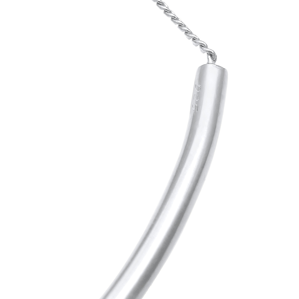 Elli Elli Bracelet Filigrane Basic Minimal Réglable Bracelet Femme - (925/1000) Argent Bracelet