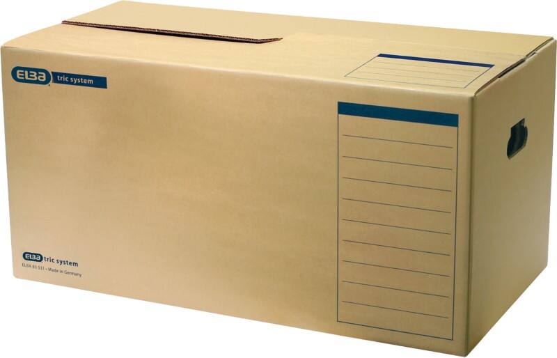 ELBA Archivbox Braun Wellpappe 68,2 x 34,3 x 36 cm 10 Stück