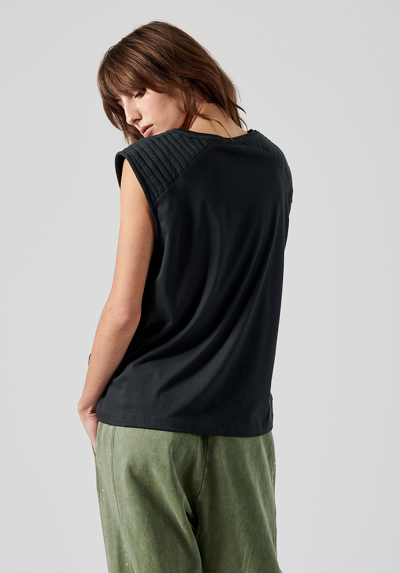 FLIP   Débardeur noir imprimé femme
