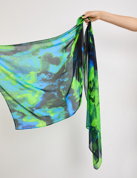 Schal mit abstraktem Print