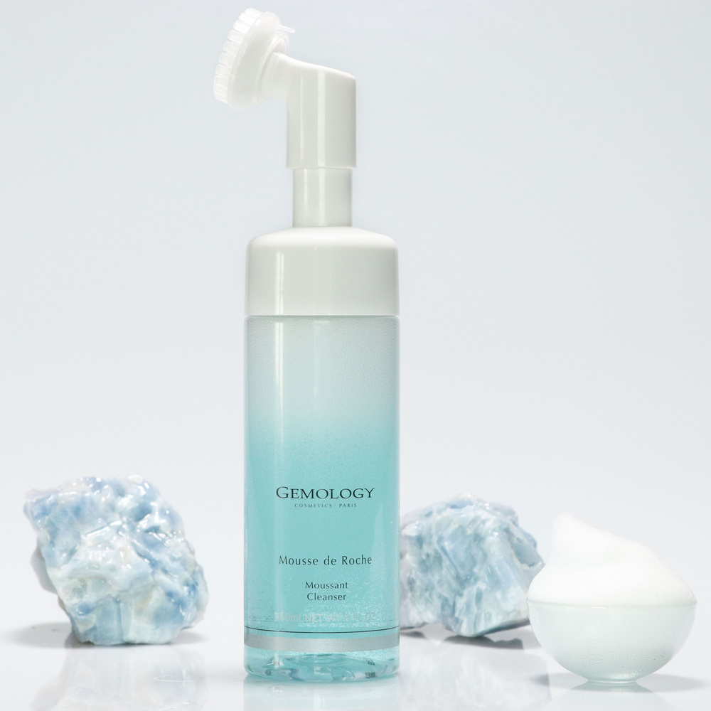 gemology Mousse de Roche avec brosse - NettoyantVisage Nettoyant