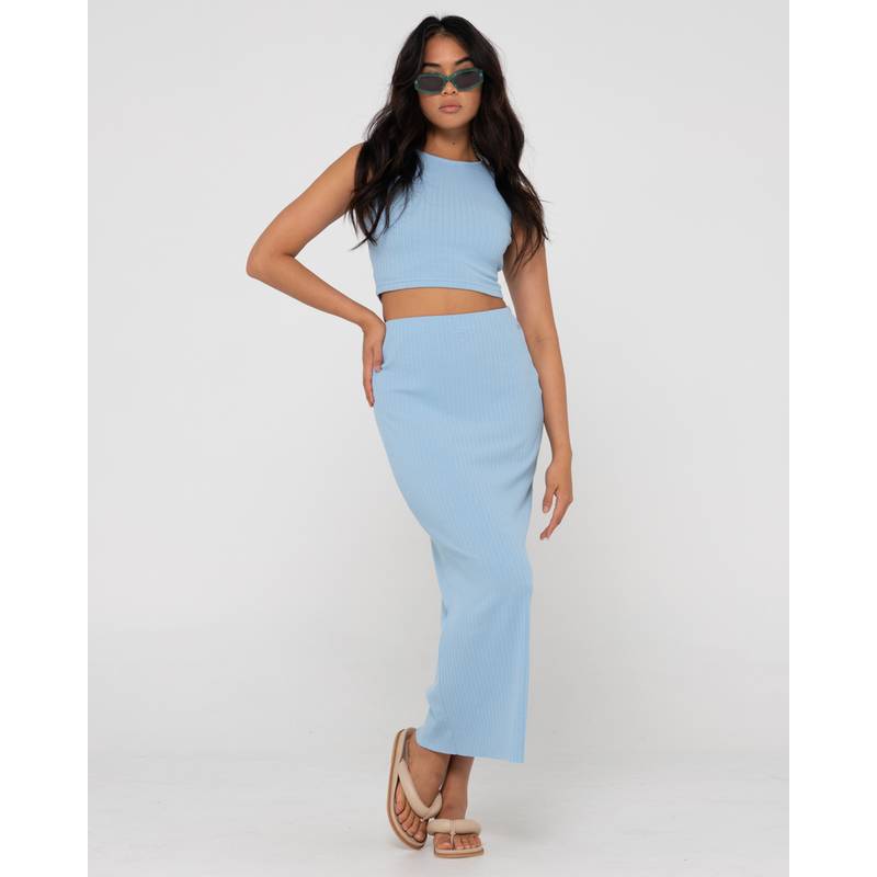 RUSTY SCARLETTE MAXI SKIRT Jeansrock Damen