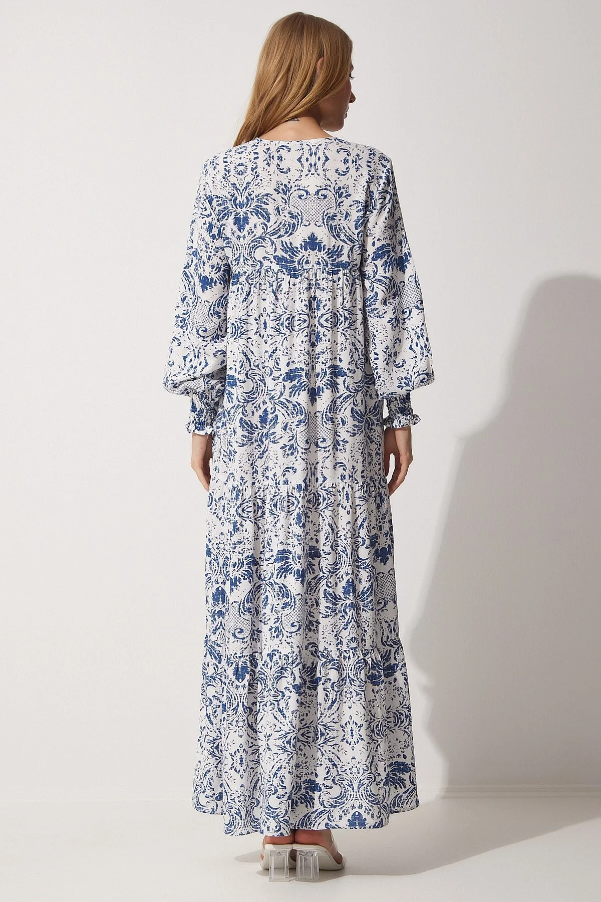 Happiness İstanbul  Gemustertes Oversize-Sommerkleid