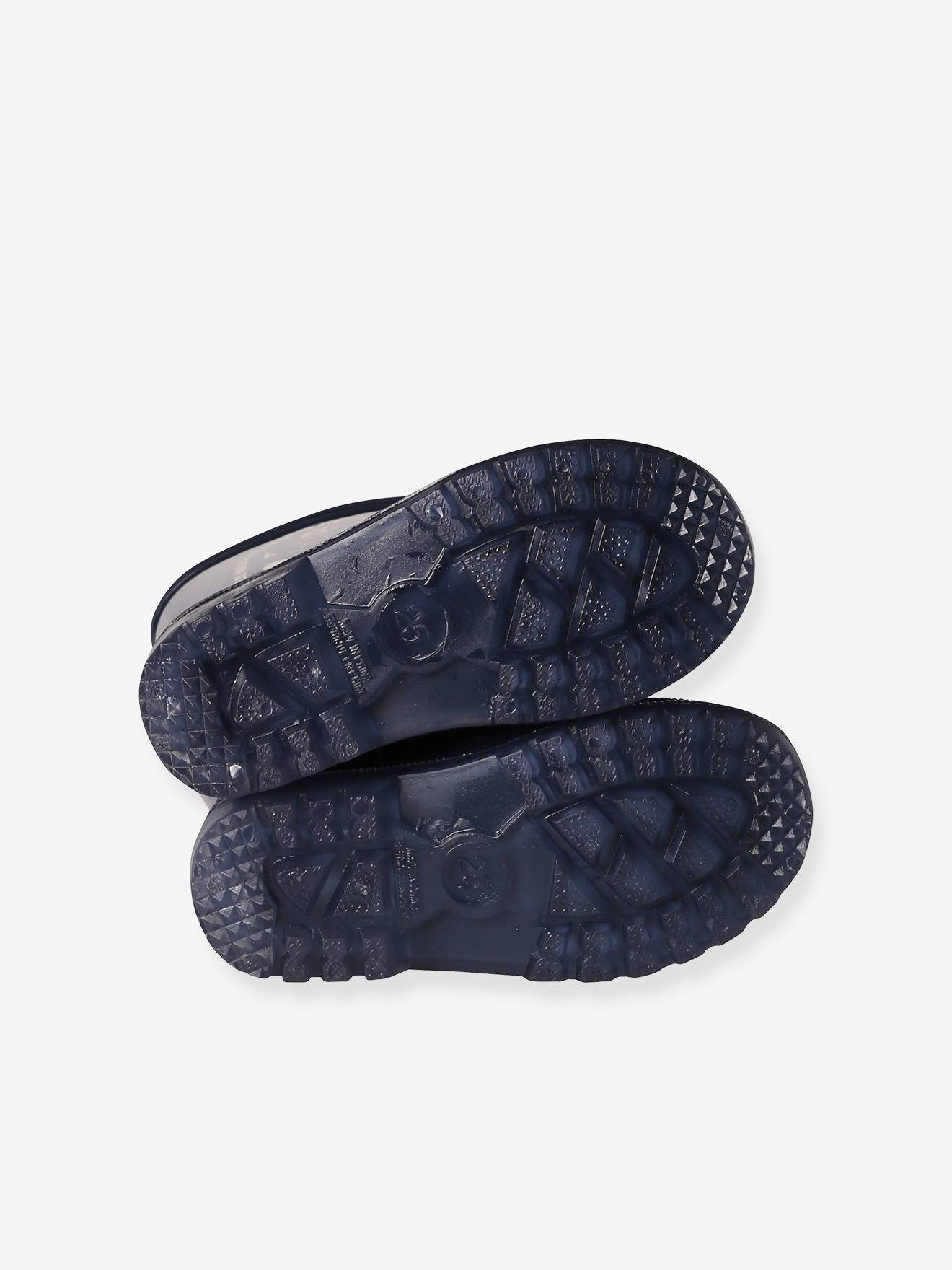 Vertbaudet Kinder Gummistiefel, Skelett - marine