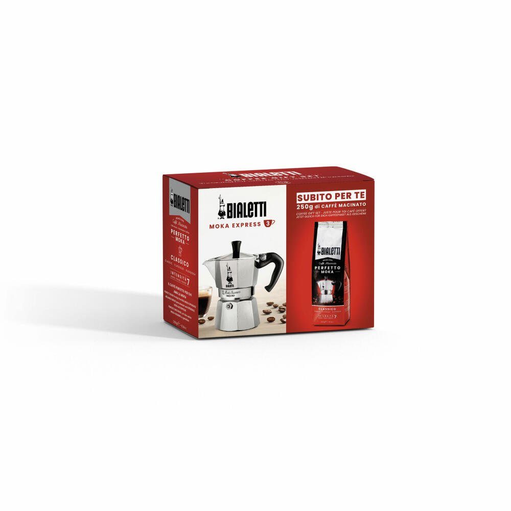 BIALETTI Espressokocher Moka Express 3 Tassen