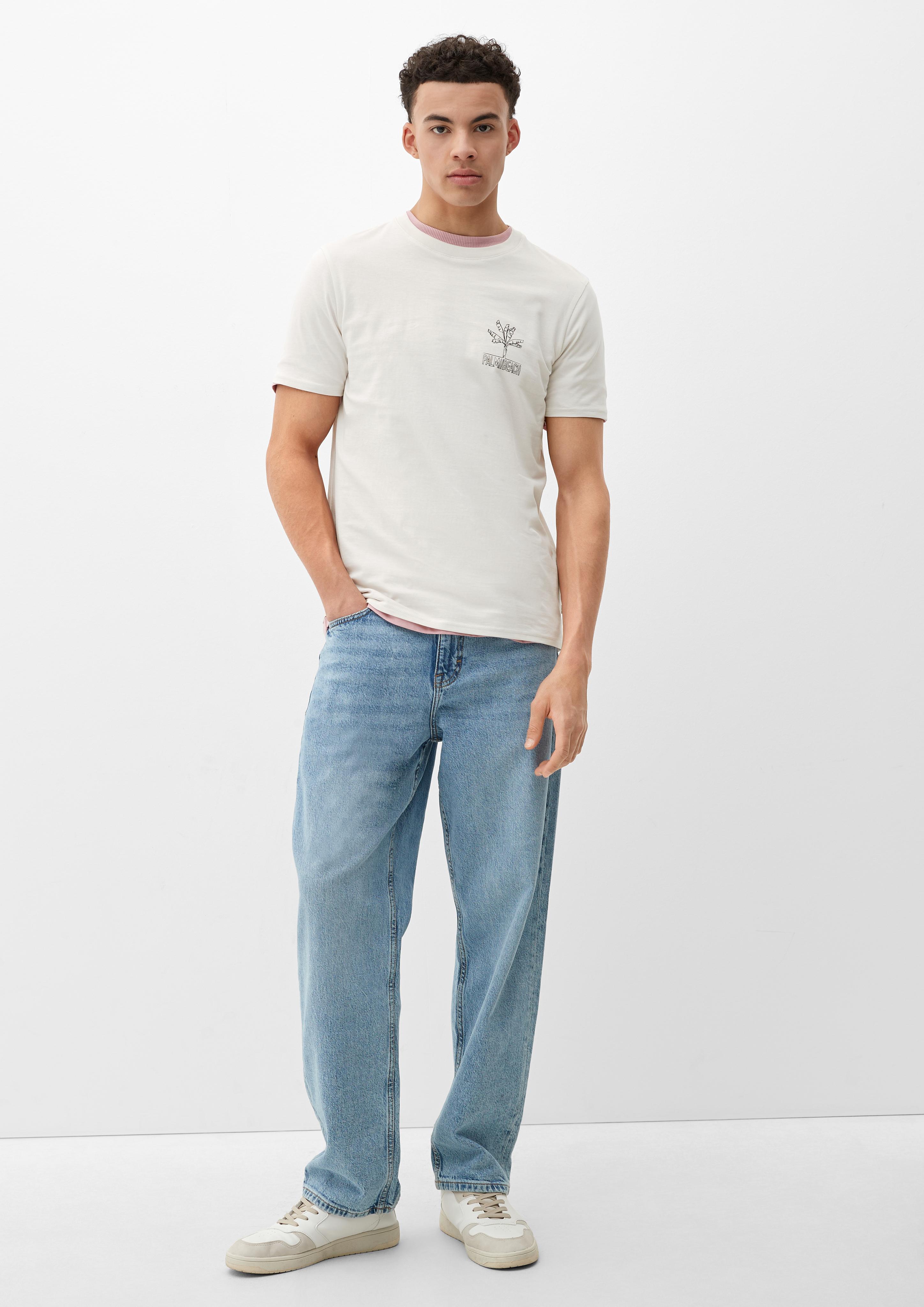 Baumwollshirt mit Rückenprint  2129760-80D0