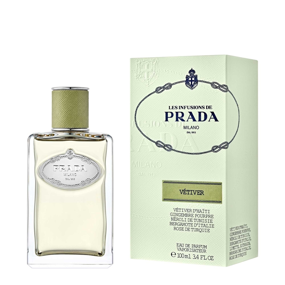 Prada Infusion de Vétiver Eau de parfum boisée hespéridée audacieuse