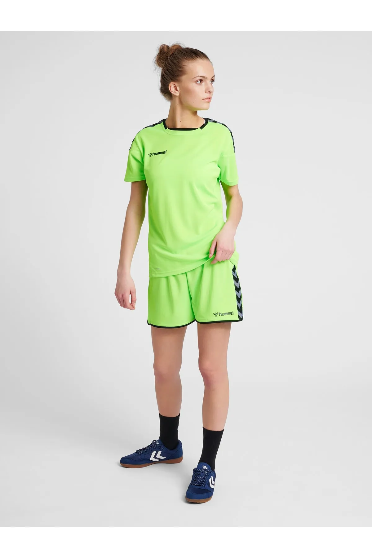 hummel  Kurze Sporthose - Grün - Mittlerer Bund