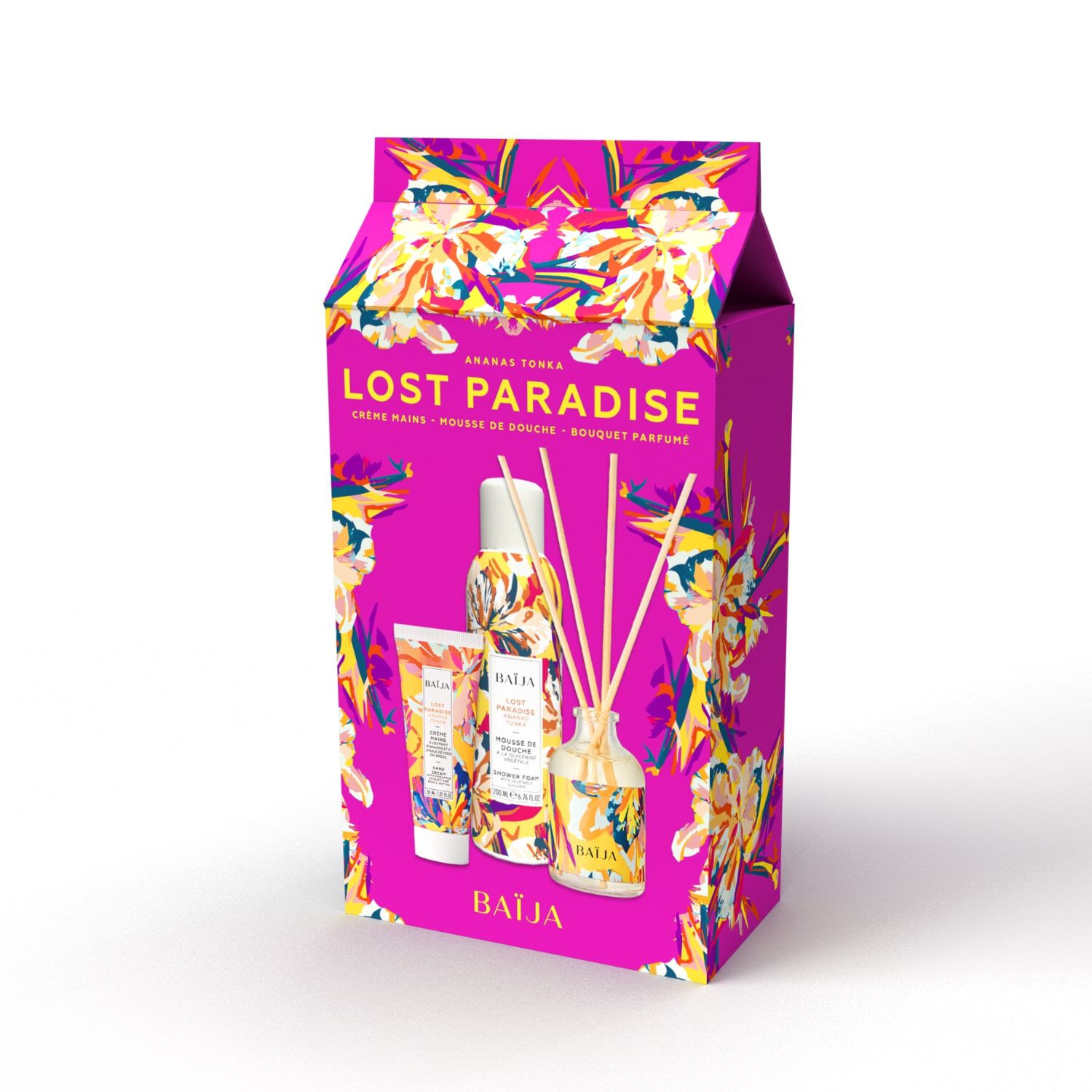 baïja Lost Paradise Coffret Mousse de Douche 200 ml + 2 Produits
