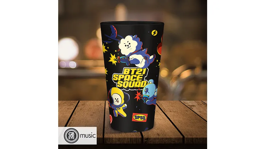 BT21 -  Glass - 400ml - Space Squad