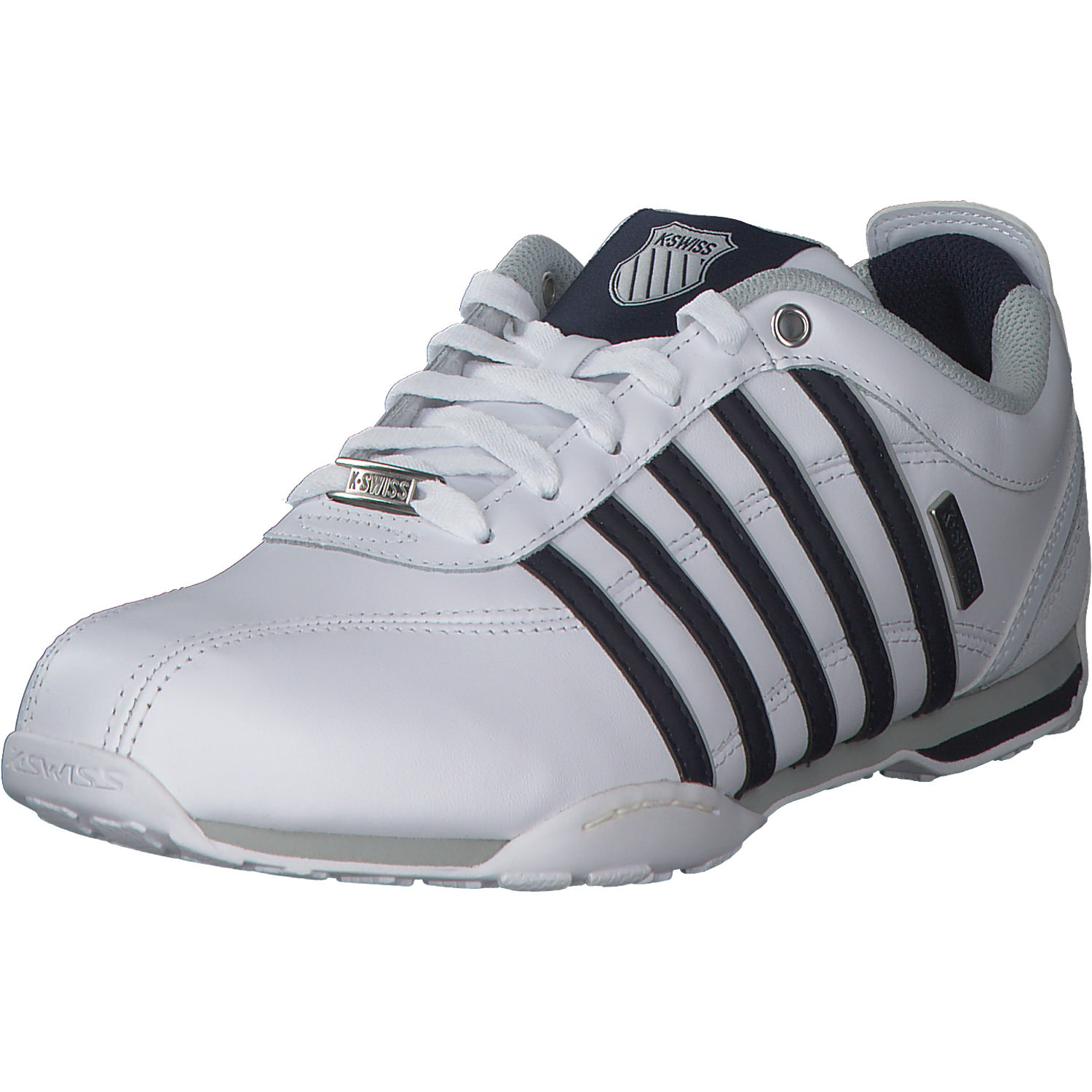 K-Swiss Arvee 02453, Sneakers Low, Herren, WHITE/NAVY/GRAY VIOLET/SPLIT-M