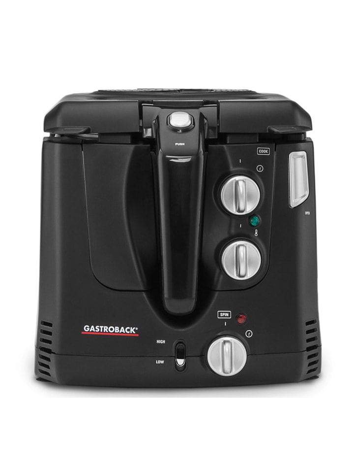 Gastroback 42580 Vita-Spin Fritteuse 2.5 l in Schwarz günstig kaufen onesize