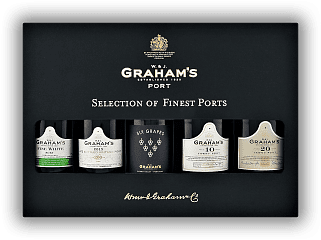 Graham's Selection of finest Ports in GP. 5x0,20 Liter Graham's Selection of finest Ports in GP. 5x0,20 Liter Eine kleine feine Portweinauswahl. 1	 Liter - Vol 19,8%