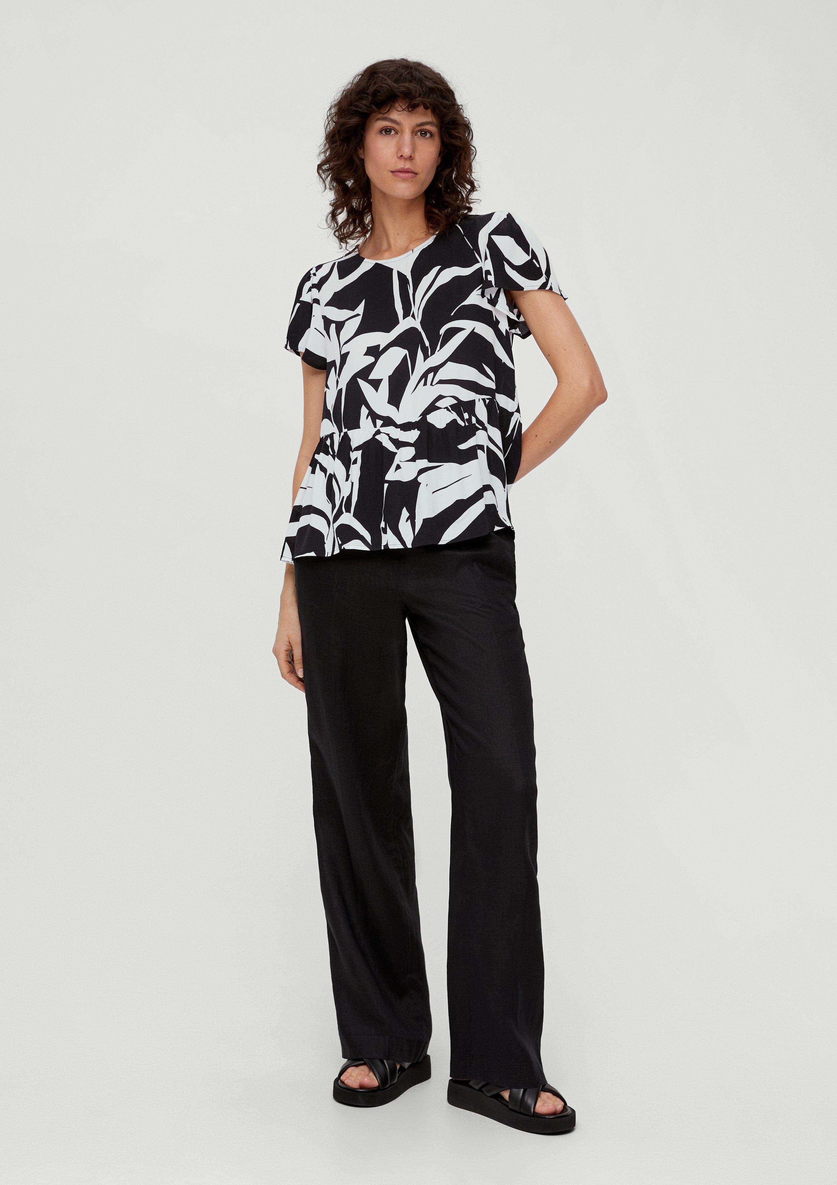 Bluse aus Viskose-Crêpe  2131914-99A3