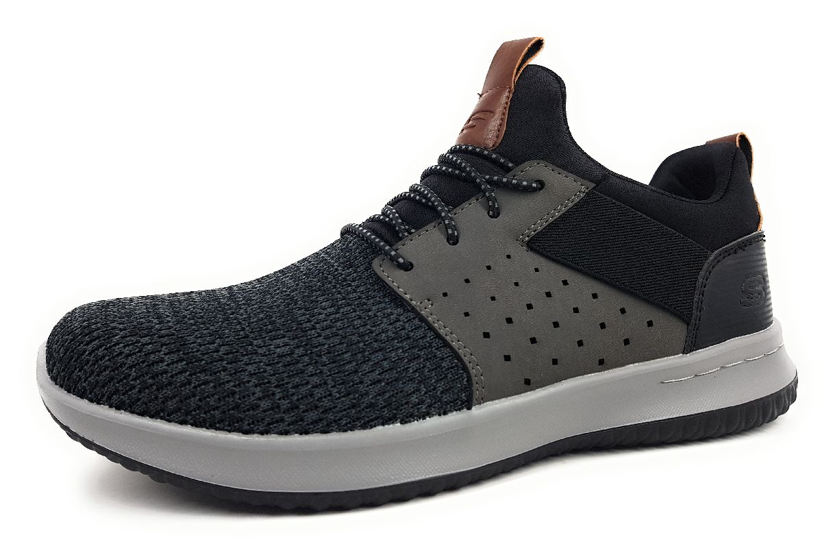 Skechers Delson Camber 65474 Schwarz BKGY black/ grey