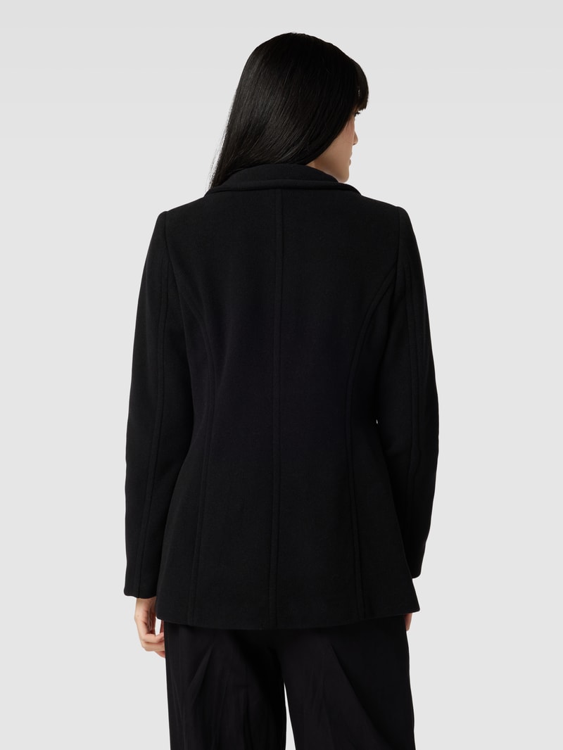 Jacke mit Stehkragen in schwarz