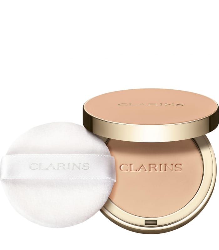 Clarins-EVER MATTE COMPACT POWDER-Poudre compacte matifiante infusée au lait de pêcher