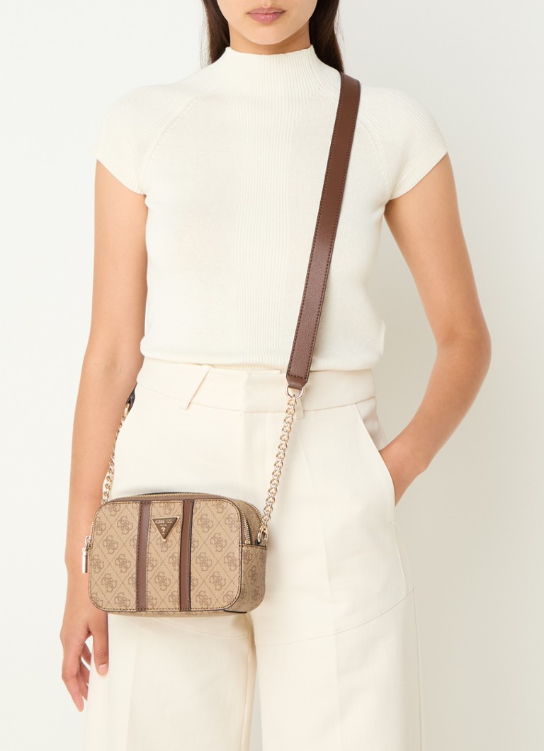 Borsa a tracolla GUESS Noreen con stampa logo