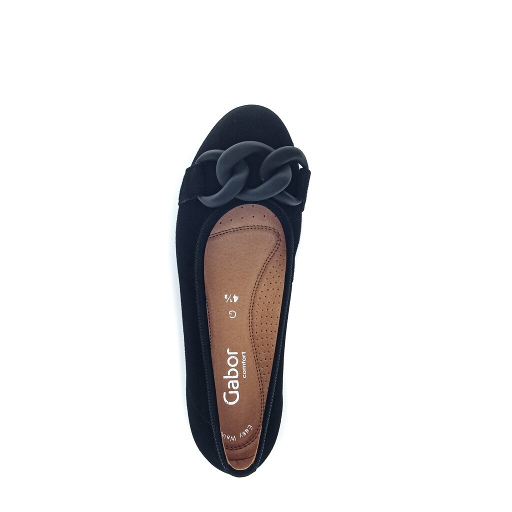 Gabor comfort Sportliche Ballerina schwarz