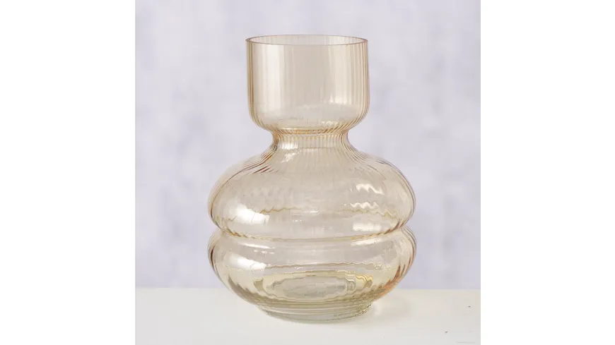 Boltze Vase Maila gelb