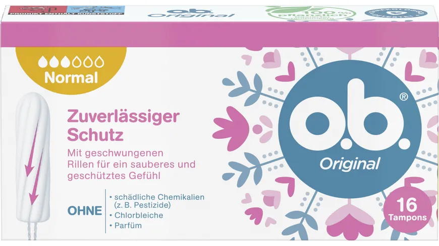 O.B. Tampons Original Normal 16er
