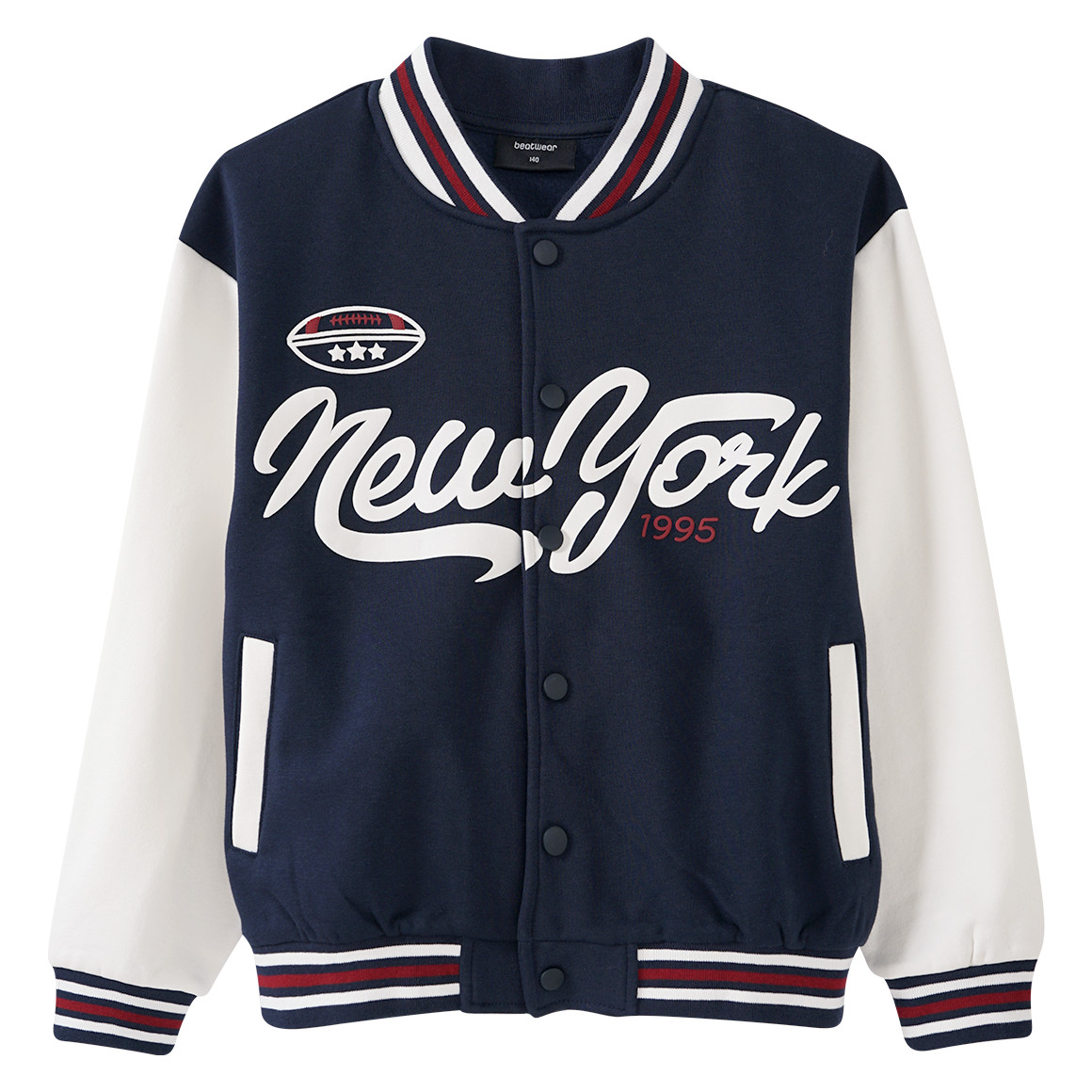 Jungen Sweatjacke im College-Look