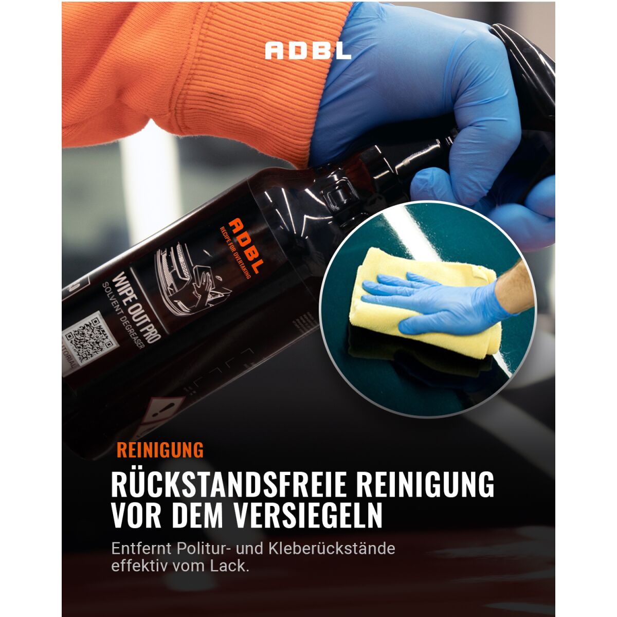 ADBL Wipe Out PRO Lackreiniger mit Canyon Trigger 500ml