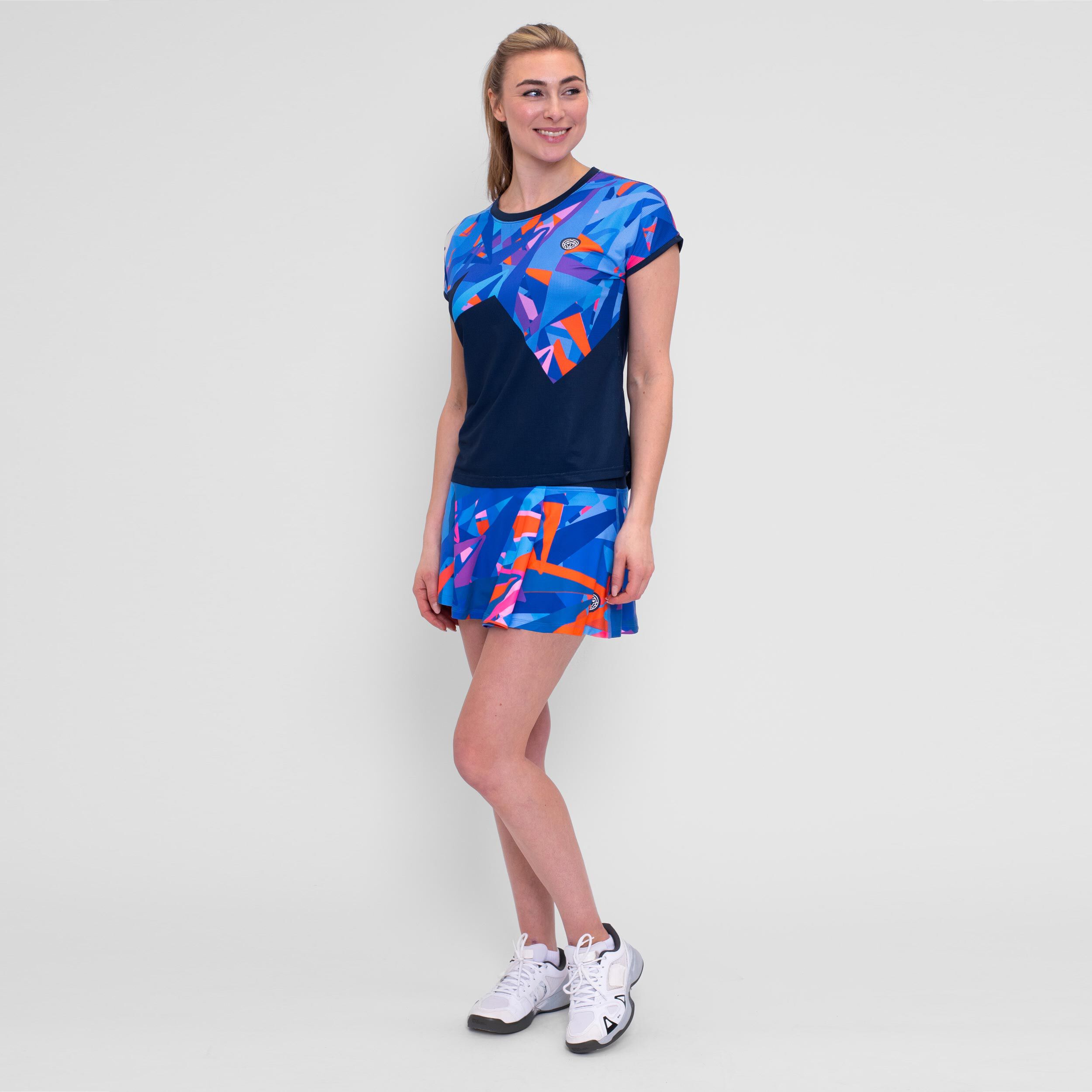 Spike T-Shirt Damen - Dunkelblau, Mehrfarbig