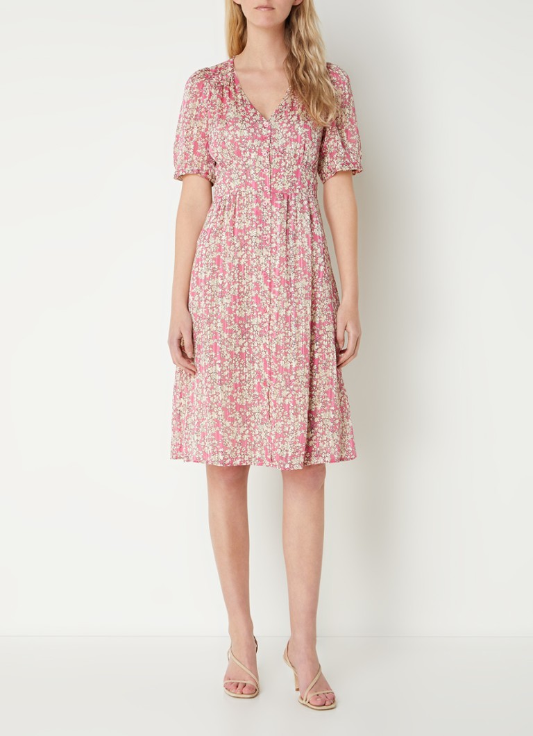 Abito chemisier midi con stampa floreale e lurex di Gerard Darel James