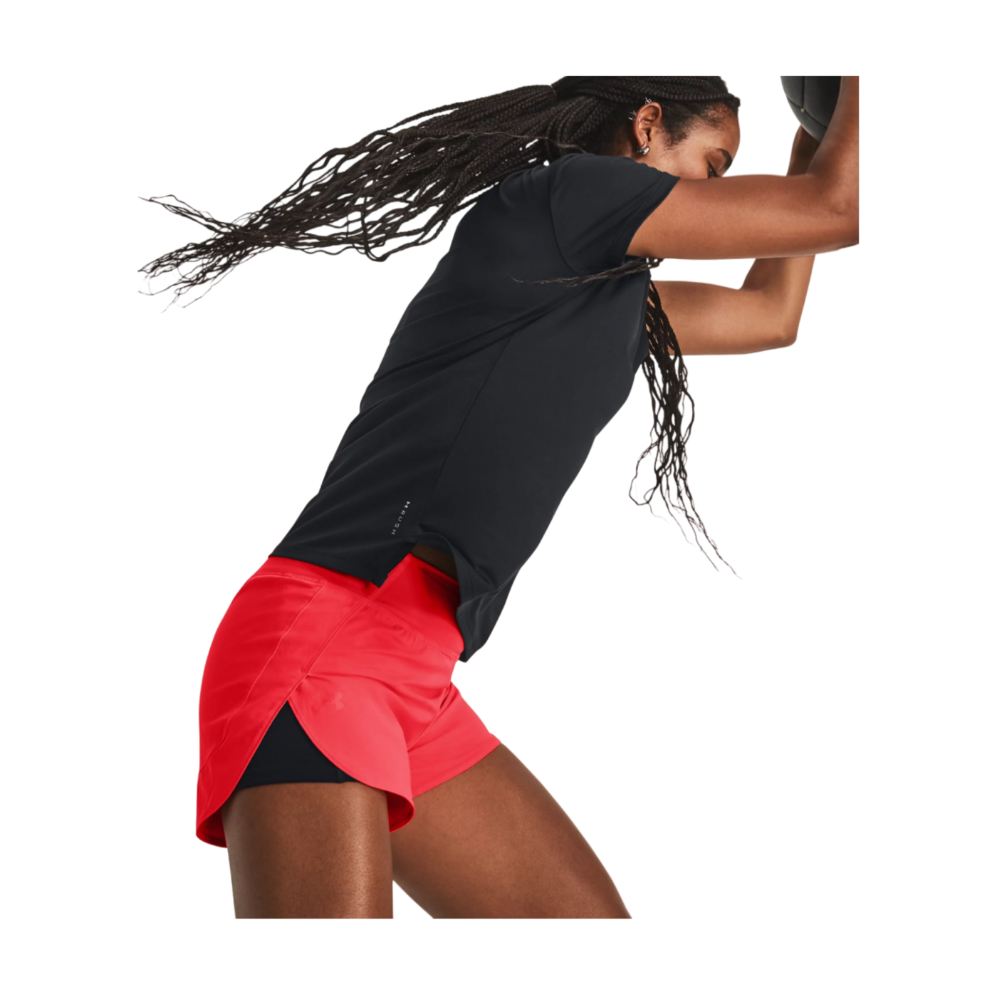 Under Armour Flex Woven 2 in 1 Short Damen Rot F628