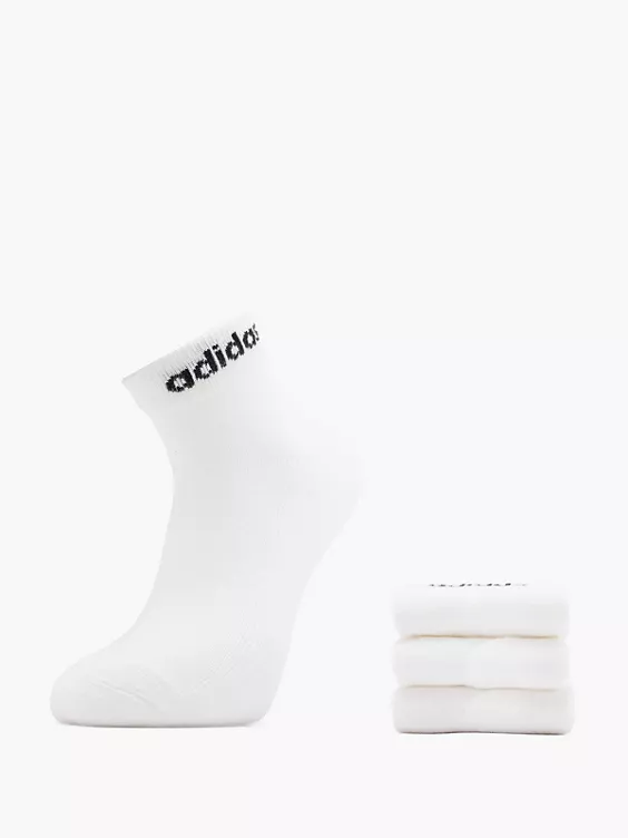 adidas Essentials Linear 3er Pack Ankle Socken