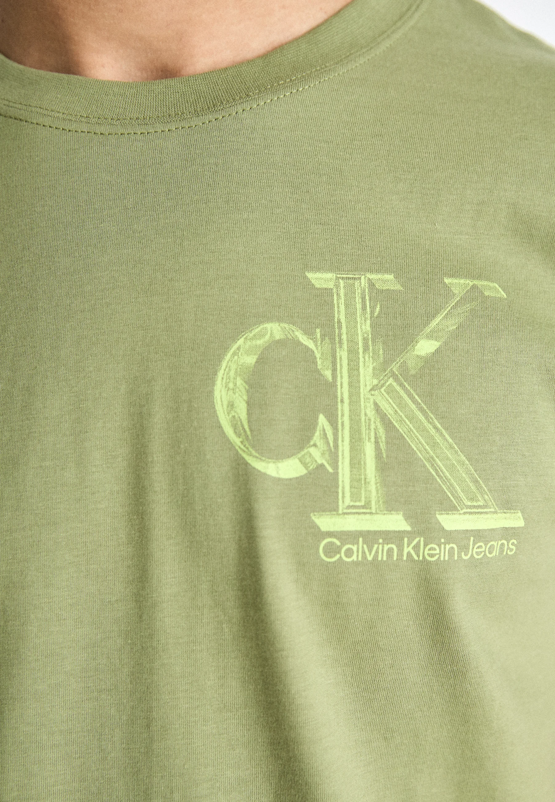 Calvin Klein Jeans META MONOGRAM TEE UNISEX - Camiseta básica