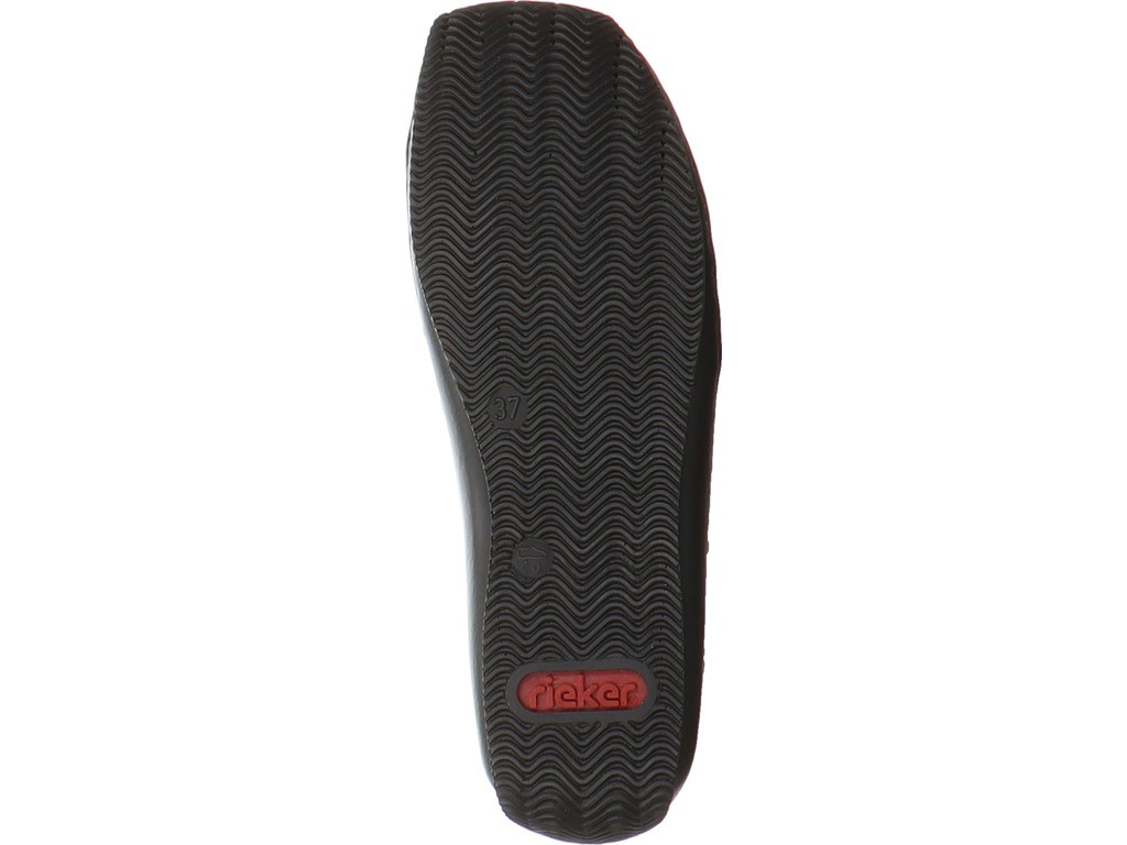 RIEKER Klassische Slipper grau morbido