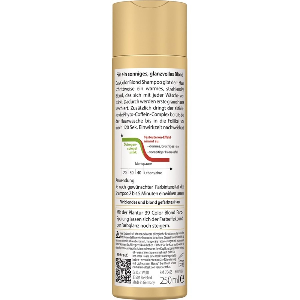Plantur Color Blonde Phyto-Coffein-Shampoo Shampooing