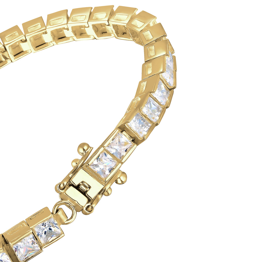 Elli PREMIUM Elli PREMIUM Bracelet Classique Zircone Bracelet Femme  (925/1000) Argent Bracelet
