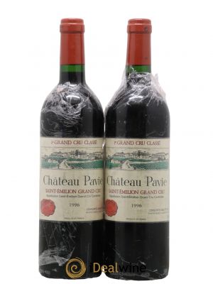 Château Pavie 1er Grand Cru Classé A  1996 - Lot de 2 Bouteilles