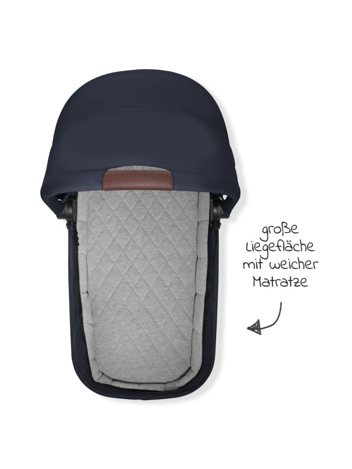 Hauck Kombi-Kinderwagen Walk N Care Set inkl. Babywanne, in schwarz,blau günstig kaufen onesize
