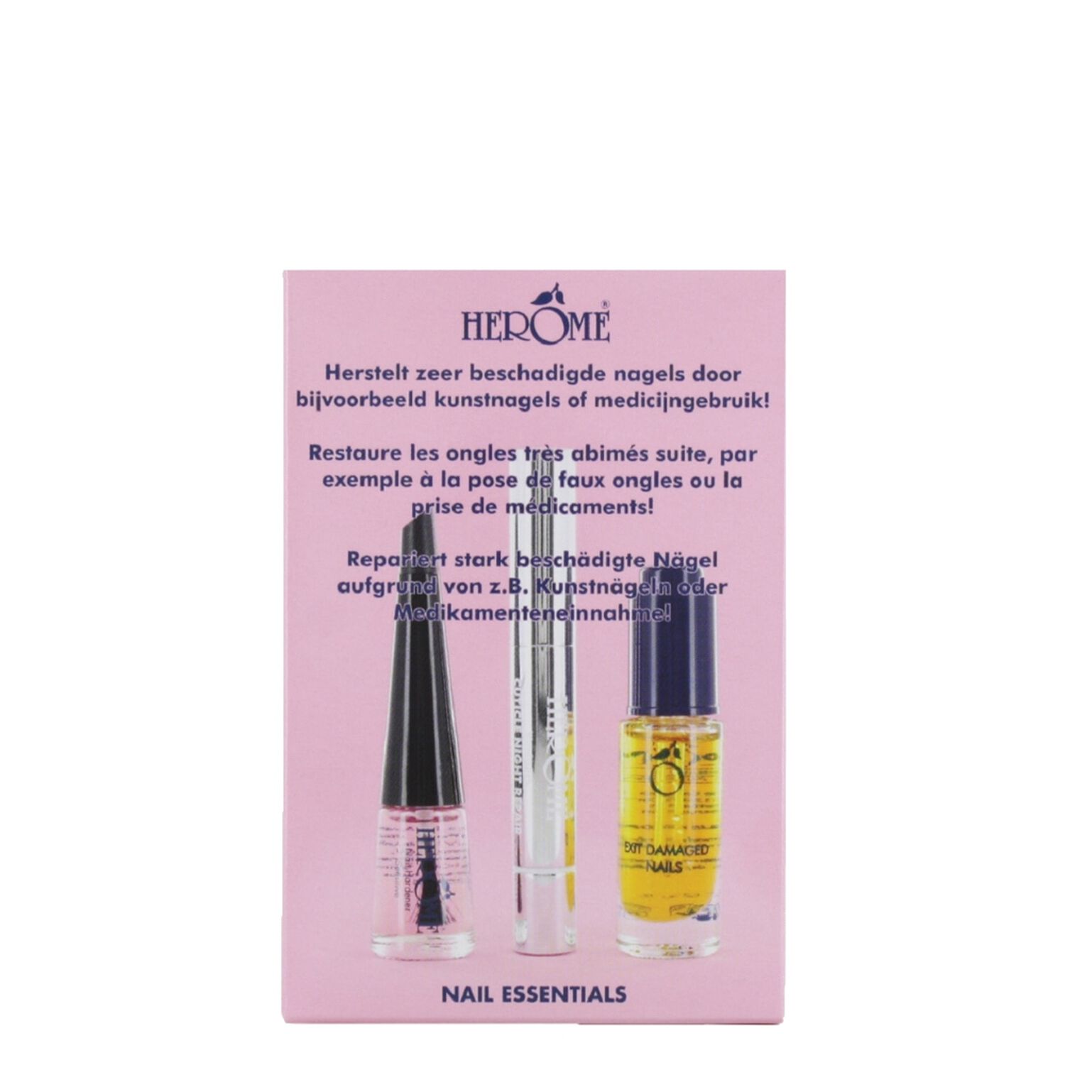 Herôme Set Après la Pose d'Ongles en Gel Ongles Très Abimés