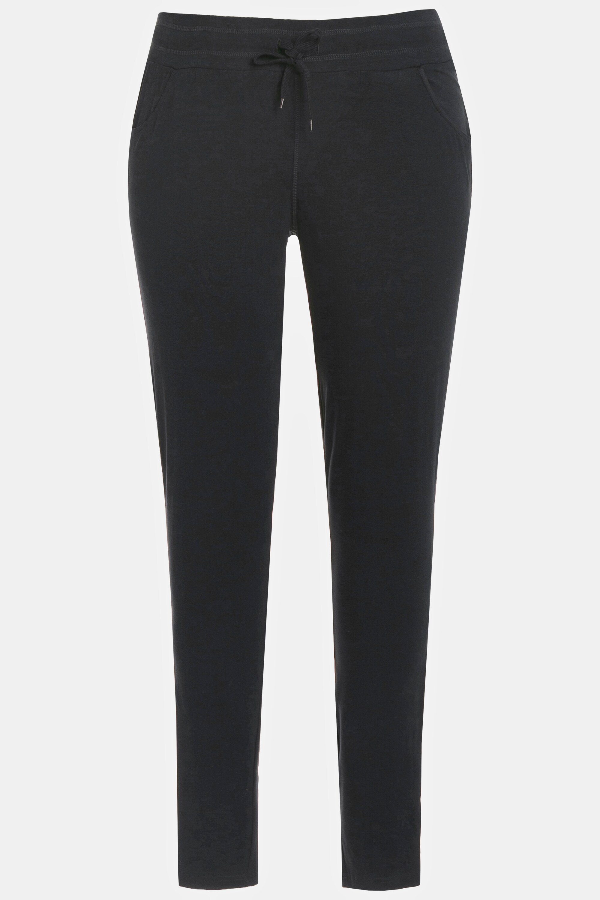 Ulla Popken Stretch-Umstandshose Bellieva-Jersey Leggings Komfortbund Biobaumwolle