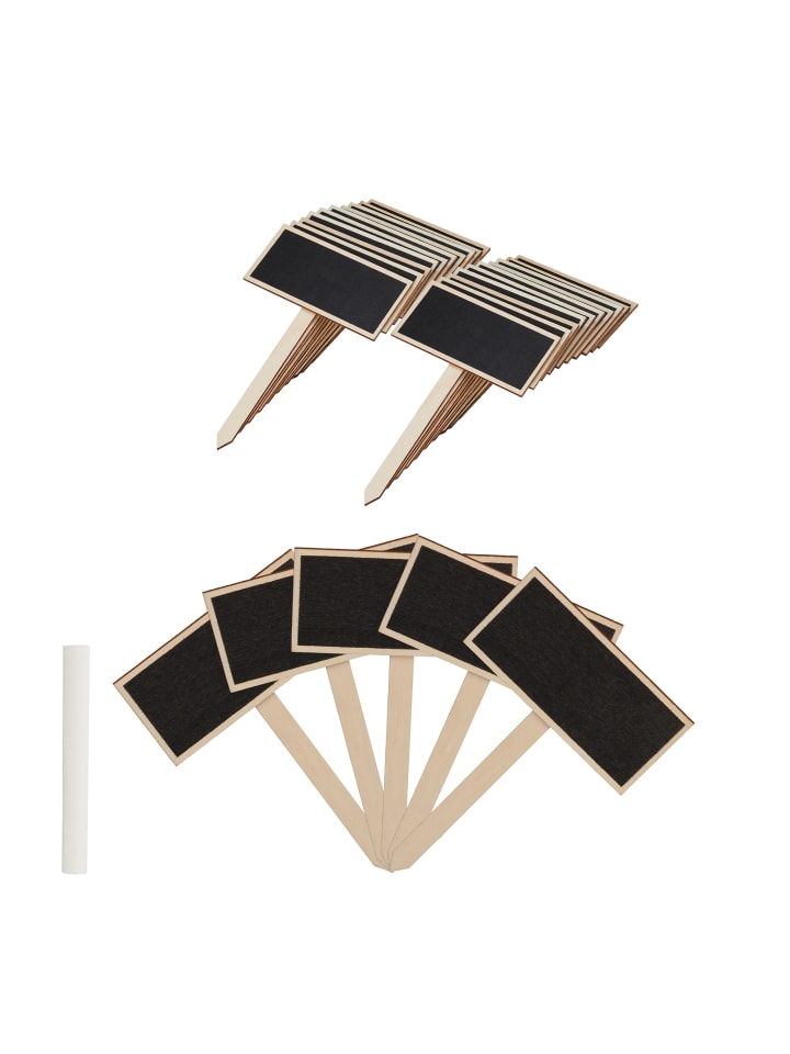 relaxdays 24x Pflanzenstecker in Natur günstig kaufen onesize