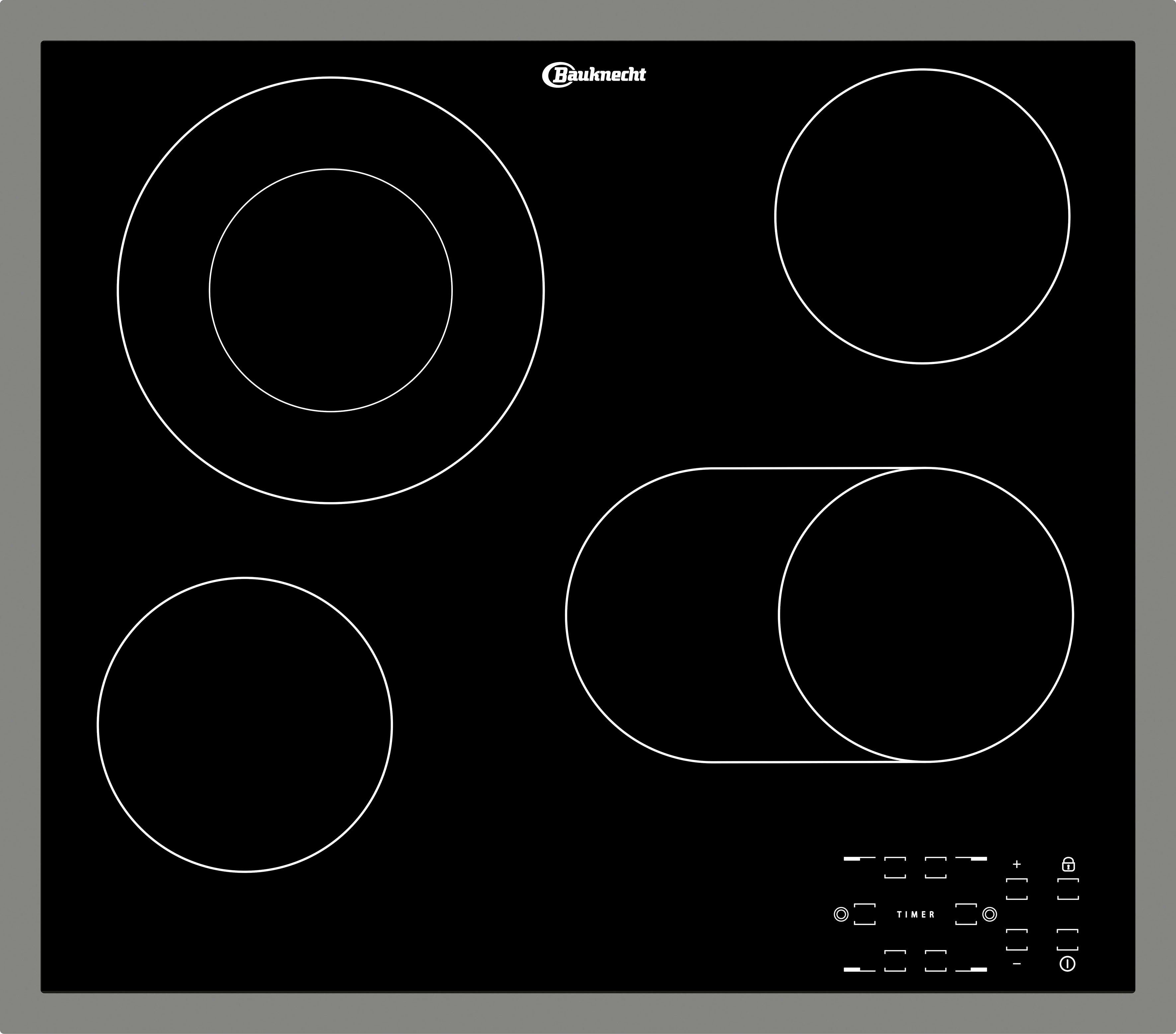 BAUKNECHT Backofen-Set BAKO 700 STEAM, mit 2-fach-Teleskopauszug