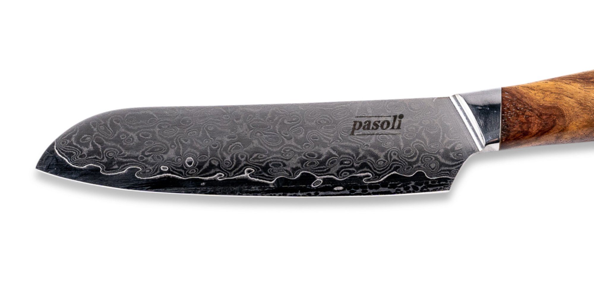 pasoli Damastmesser Damast-Santokumesser, 67-lagiger japanischer Damaststahl (VG-10), extrem scharf, 18cm ODER 13cm lang & 2,5mm dicke Klinge inkl. Klingenschutz, min. 60 Rockwell Härte