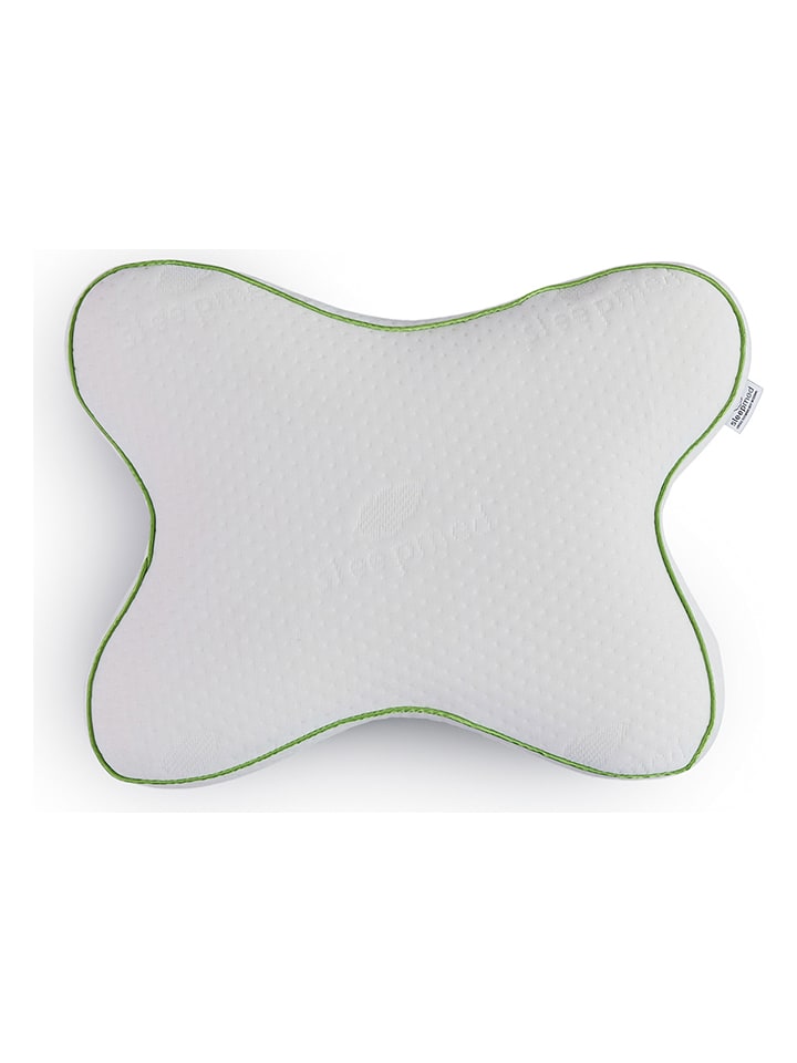 Lifa Living Ergonomisches Kissen in Weiß - (B)46 x (H)35 x (T)10 cm günstig kaufen onesize