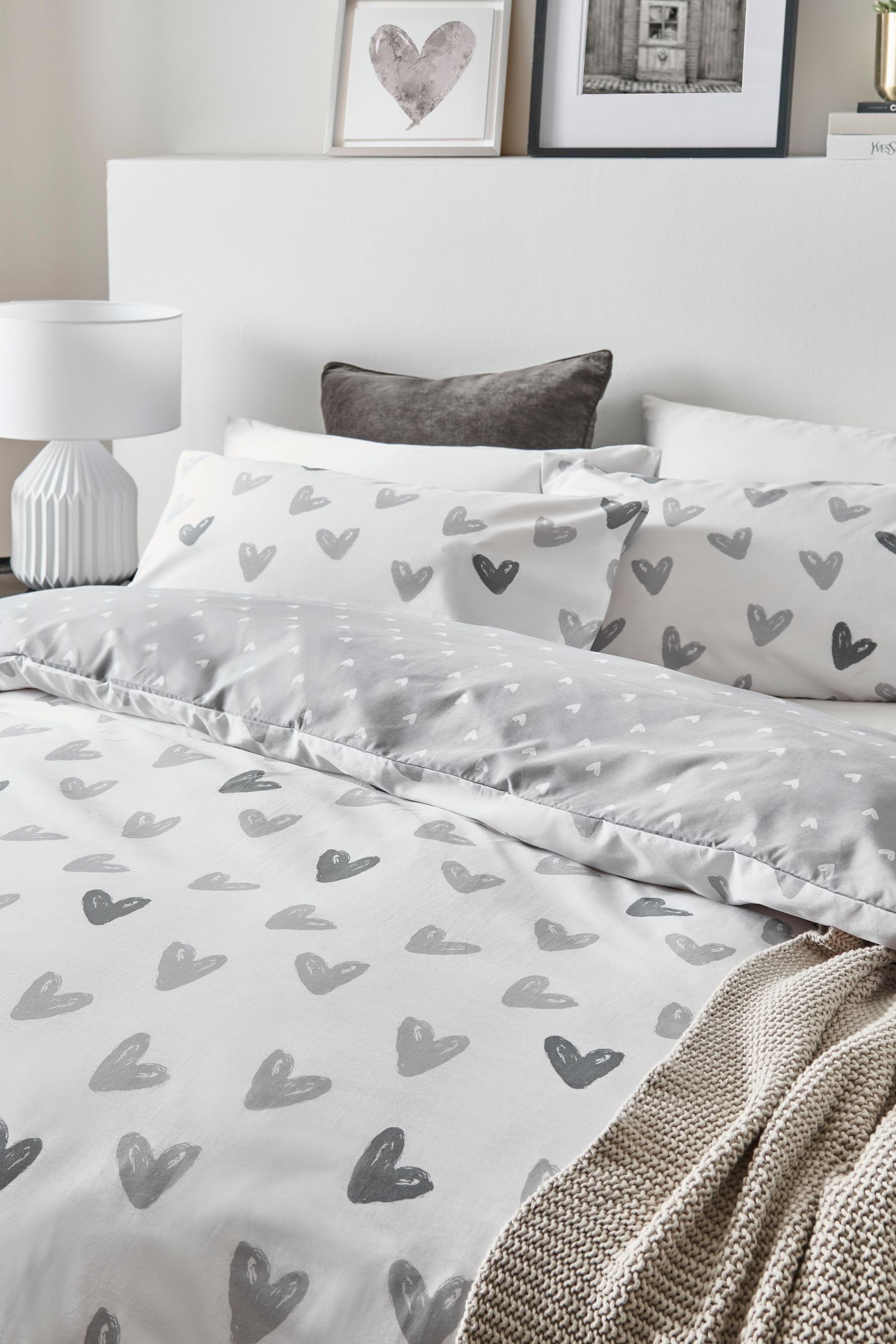 Bett-Set, Next, Bezug: Polyester (recycelt), Baumwolle