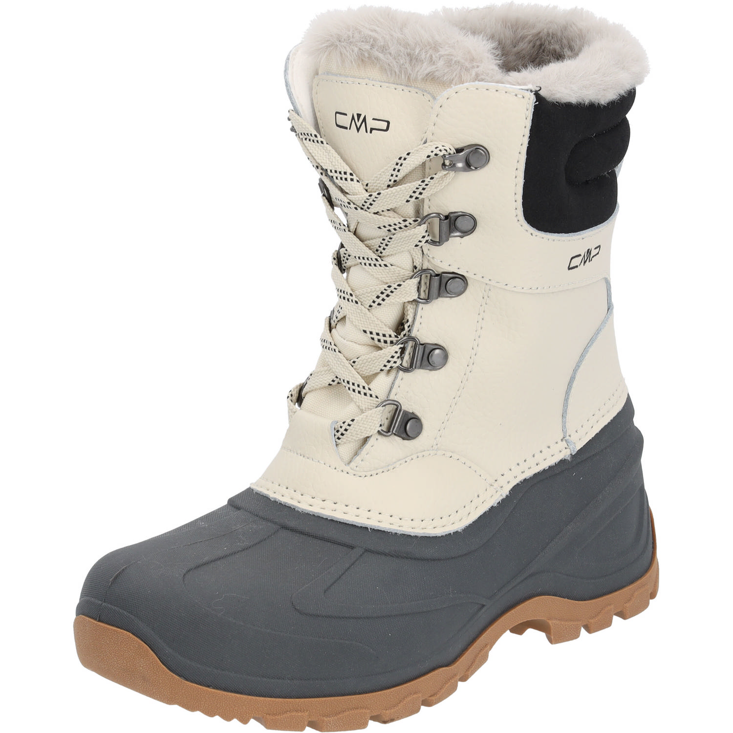 CMP Atka 3Q79546, Schnürstiefel, Damen, Weiß