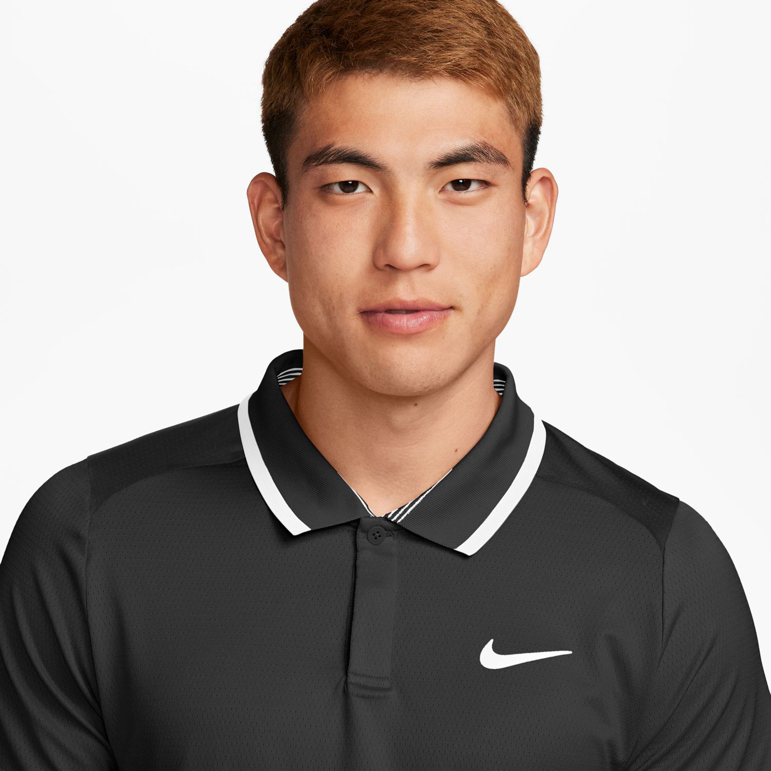Court Dri-Fit Advantage Polo Herren - Schwarz, Weiß