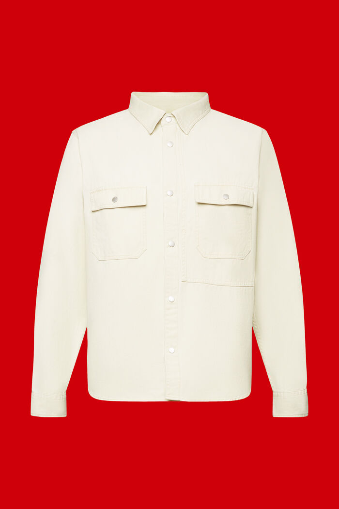 Twill-Overshirt, 100 % Baumwolle