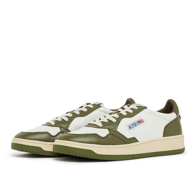 Autry Medalist Low Man WB33 leat/leat wht/olive